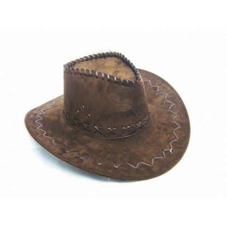 Chapeau Buffalo luxe marron 