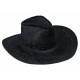 Chapeau Buffalo luxe noir