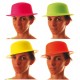 Chapeaux melon plastique fluo