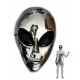 Masque d'Alien argent 