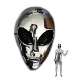 Masque d'Alien argent 