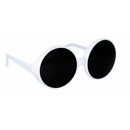 Lunettes glamour blanc / noir