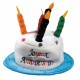 Chapeau Joyeux Anniversaire velours 