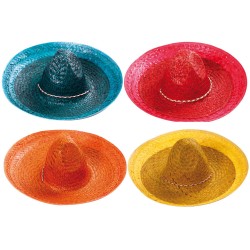 Sombreros de couleurs unies 