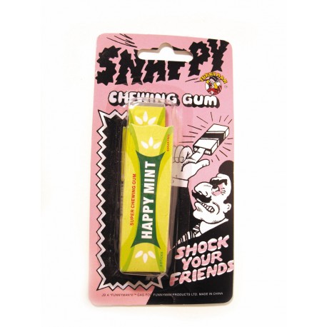 Chewing gum claque doigt