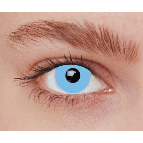 Lentilles iris bleue