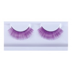 Faux-cils violet