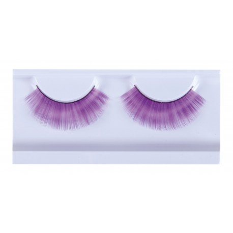 Faux-cils violet