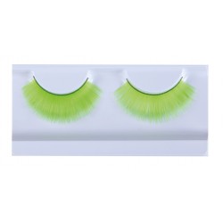 Faux-cils vert 