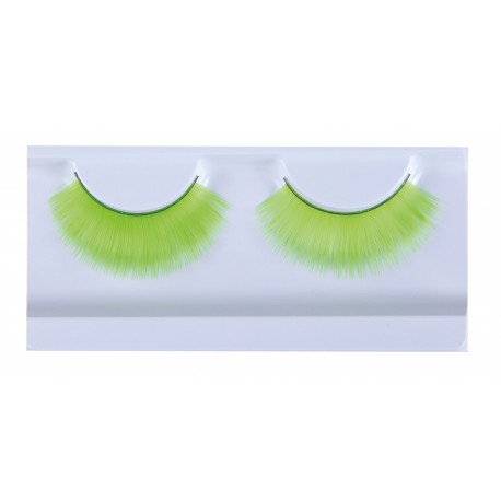 Faux-cils vert 