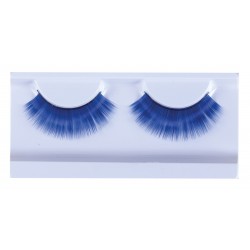 Faux-cils bleu