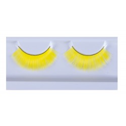 Faux-cils jaune 