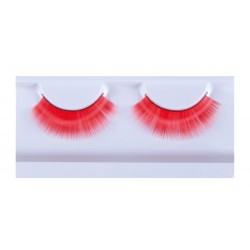 Faux-cils rouge 