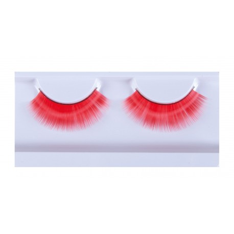 Faux-cils rouge 