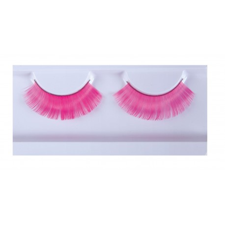 Faux-cils rose 