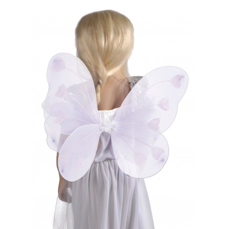 Ailes de papillon blanc