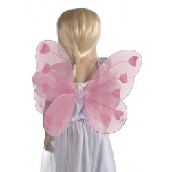 Ailes de papillon rose