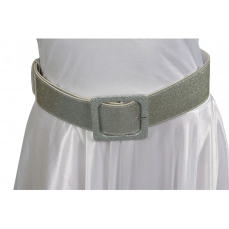 Ceinture disco argent 