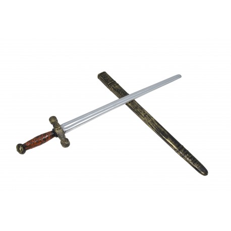 Epée de chevalier avec fourreau
