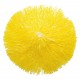 Pom pom plastique jaune 