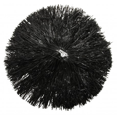 Pom pom plastique noir 