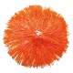 Pom pom plastique orange