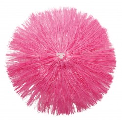 Pom pom plastique rose 