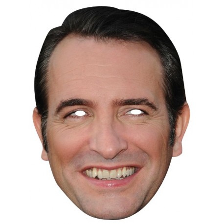 Masque Jean Dujardin en carton 