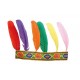 Bandeau indien 6 plumes 