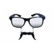 Lunettes plastique avec moustache 