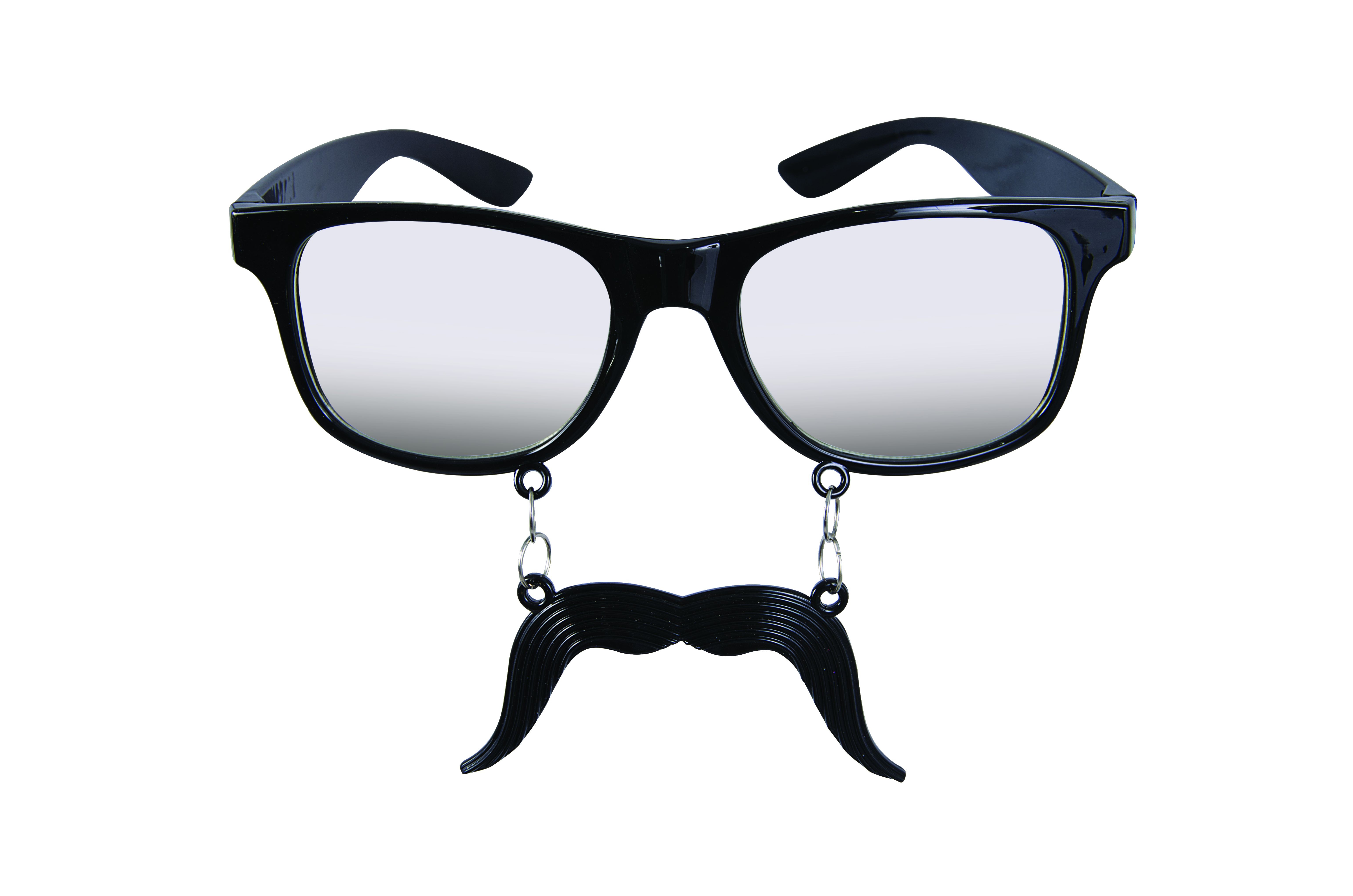 Lunettes plastique avec moustache Fete paris