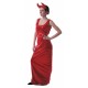 Robe glamour sequins rouges 