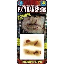 Cicatrices lèvres de zombie