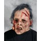 Masque de zombie avec oeil sanglant et cheveux 