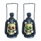 Lanternes lumineuses têtes de morts 