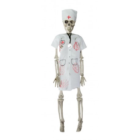Squelette infirmière plastique 
