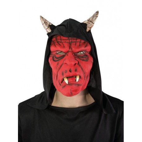 Masque de diable avec cagoule 