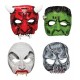 Masques souples demi visage Halloween