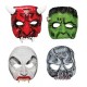 Masques souples demi visage Halloween