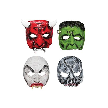 Masques souples demi visage Halloween