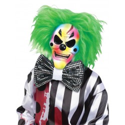 Masque de clown horreur lumineux 