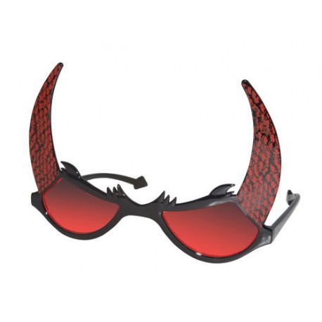 Lunettes diable avec cornes