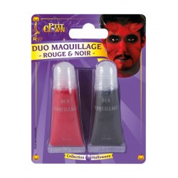 Kit fards gras rouge et noir