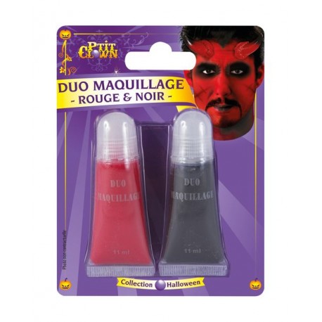 Kit fards gras rouge et noir