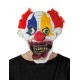 Masque de clown fou en latex 