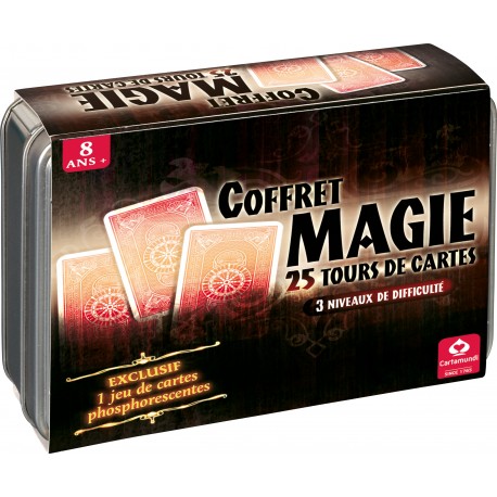 Coffret magie 25 tours de cartes 