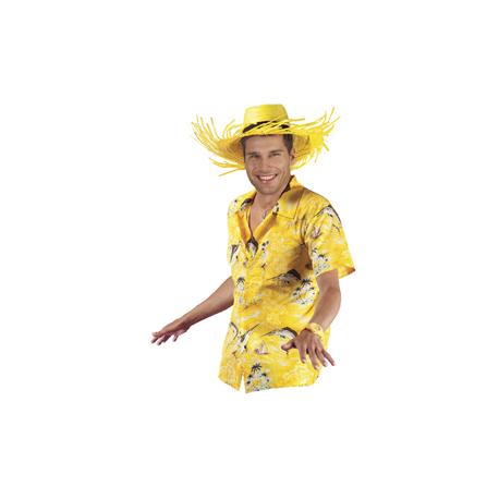 Chemise Hawaïenne jaune
