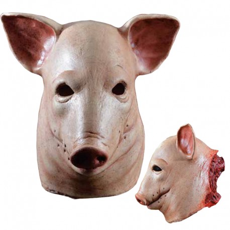 Masque latex COCHON sanglant 