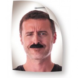 Moustache Dalton noire