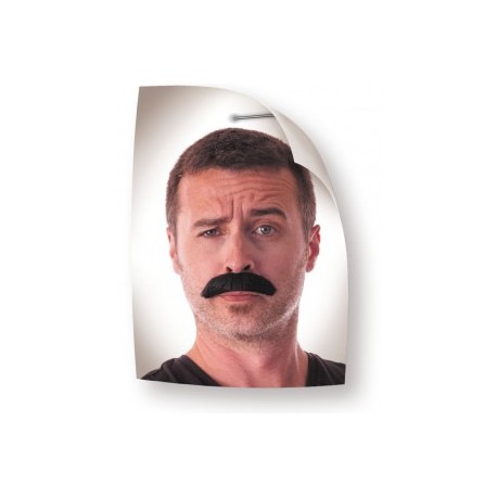 Moustache Dupont noire 